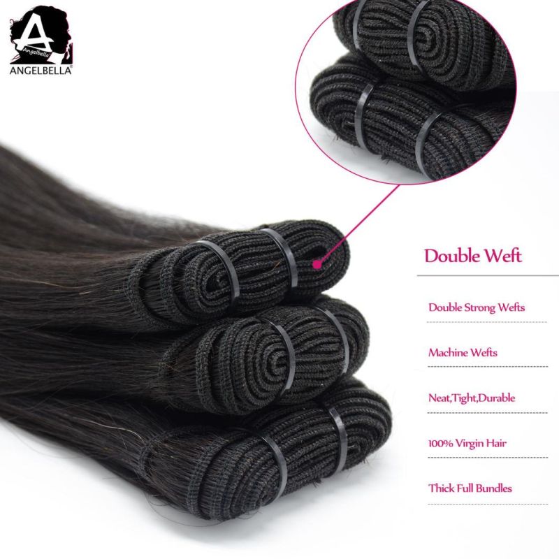 Angelbella Raw Peruvian Best Quality Virgin Human Hair Silky Straight Hair Bundles