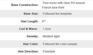 Fine Mono with Clear PU Around Lace Front Brazilian Hair