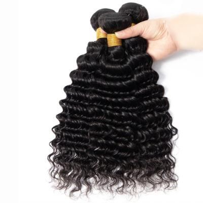 22inch Deep Wave Bundles Brazilian Hair Bundles Human Hair Extensions 1PCS Remy Hair Weave Bundles