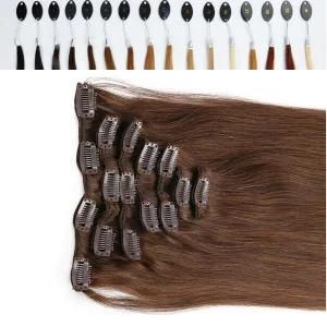 Unprocessed Hair Extension Clip in 250g/24&quot; Silk Straight
