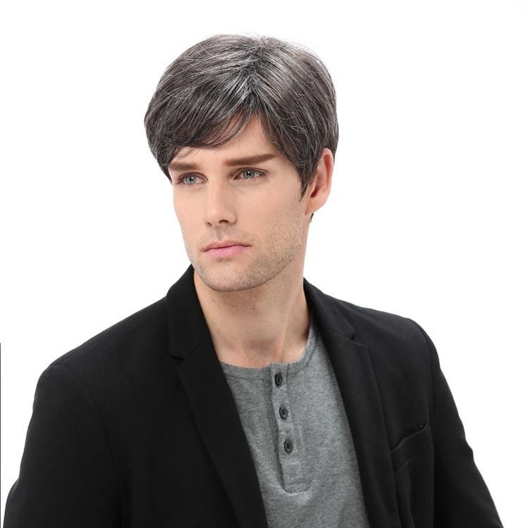 Kbeth Human Hair Toupees for Japanese Men 2021 Fashion Silver Grey Short Straight Tranparent Lace Part Toupee Lace Closure Customized Factory Supply From China