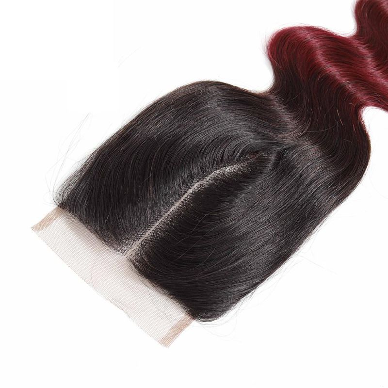 Wendyhair Body Wave Brazilian Remy Human Hair Top Closure