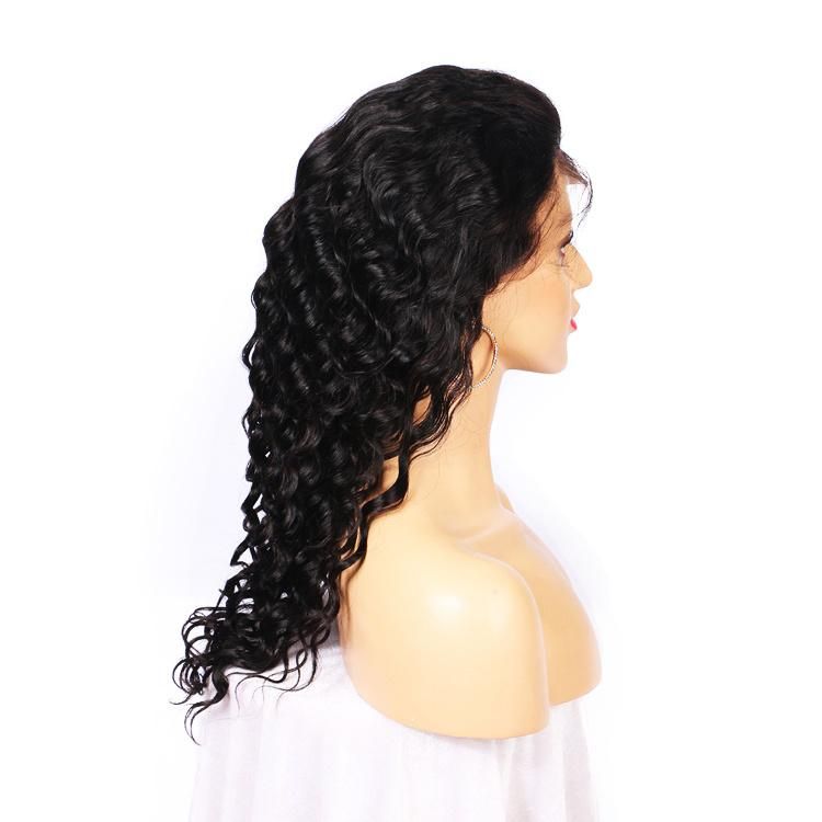 Cuticle Aligned Hair Deep Wave Human Hair Lace Wig