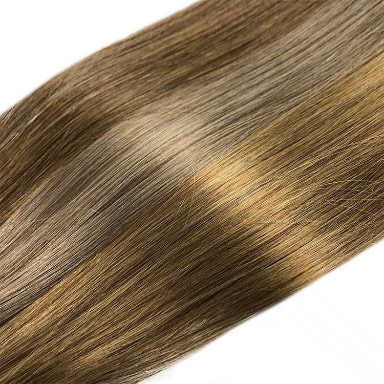 12A Raw Cuticle Aligned European Hair Double Drawn Ombre Flat Tip Human Hair Extensions