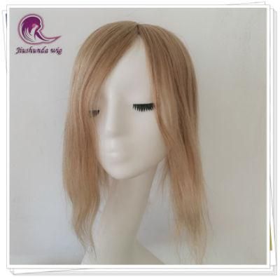 5X5 Top Quality Human Hair Toupee with Mono Lace PU Round/Hair Pieces