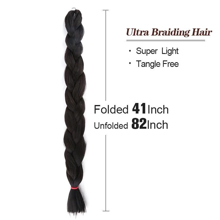 Synthetic Hair Braid X-Pression 100% Kanekalon Jumbo Braid Hair Extension