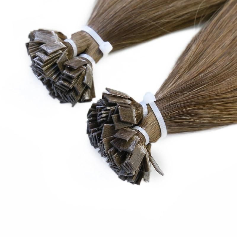Raw Virgin 100% Human Hair Stick Pre Bonded Straight Hair Flat Tip Hair Extensions