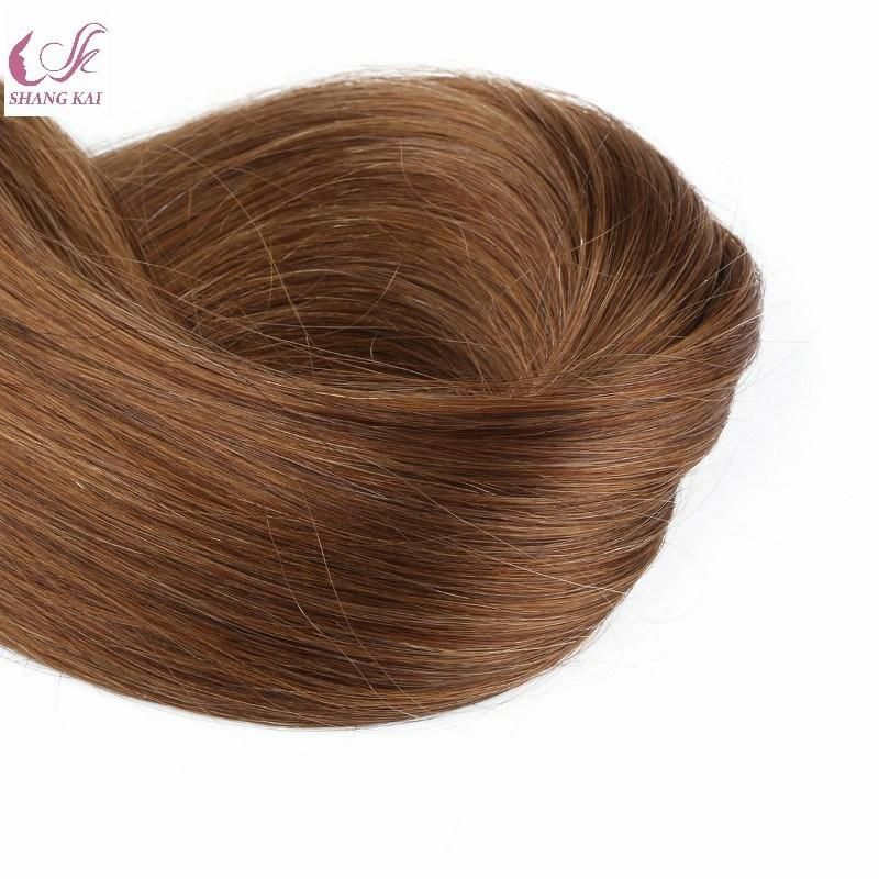 Highest Quality Sexy Lady Wholesale Smooth Virgin Human Hair 100% Keratin Hair Itip Flat Tip Protein Pre-Bonded Extensions