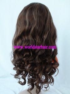 Natural Remy Body Weave Indian Remy Hair Full Lace Wig
