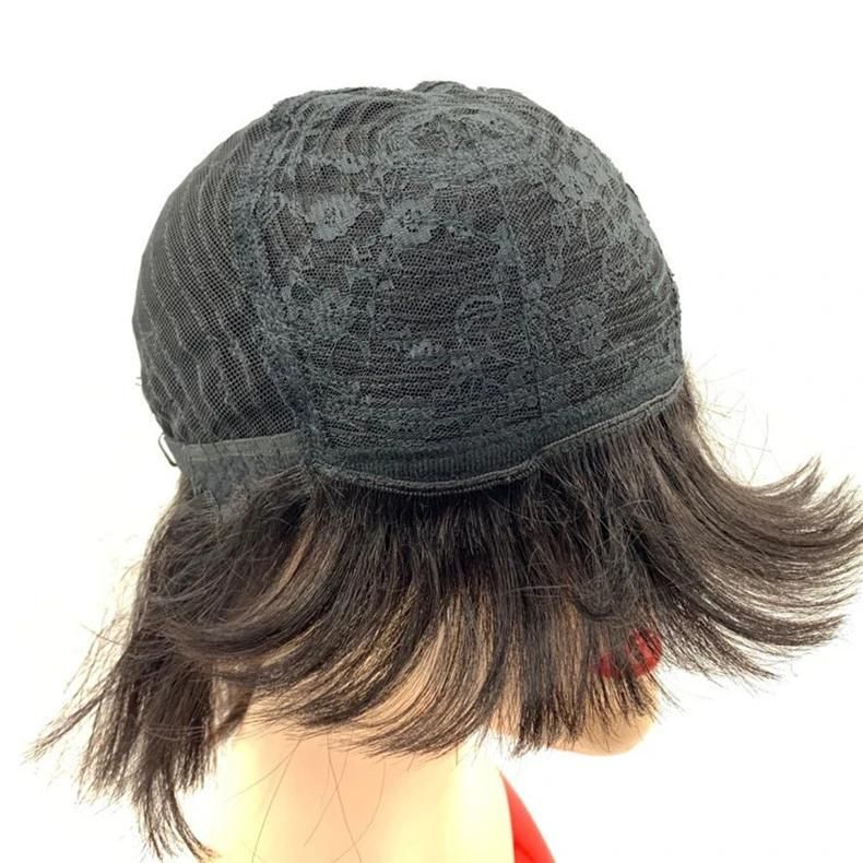 Cheap Short Princess Cut Indian Human Hair Wig