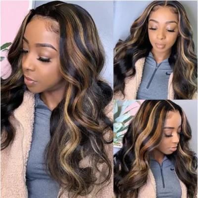 100% Human Hair, Brazilian Virgin Cuticle Aligned Hair Vendors Per Plucked Highlight Human Hair Wigs for Black Women