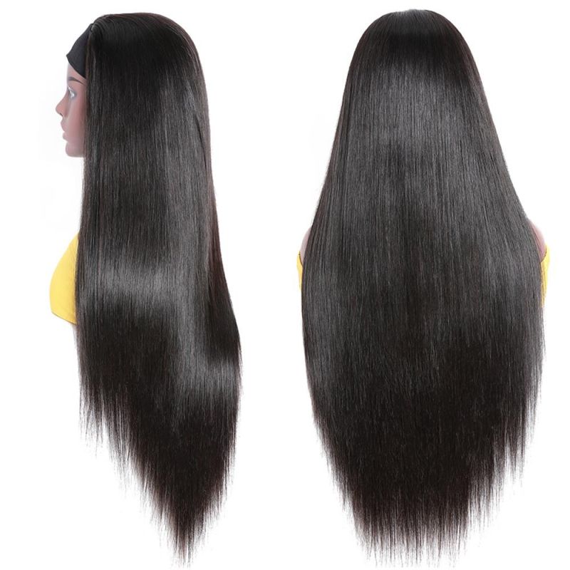 Kbeth Brazilian Human Hair Machine Made Straight Remy Hair Wig for Women Natural Color Perruque Cheveux Humains 150% Wigs Wholesale