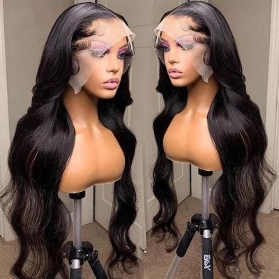 Virgin Hair Weave Women Wig Wholesale Human Hair Full Lace Wig 13X4 Hair Braid Extension Transparent Lace Wig
