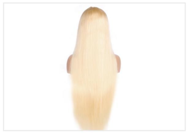 Women 13X4 Blonde Color Lace Front Human Hair 613 Wigs