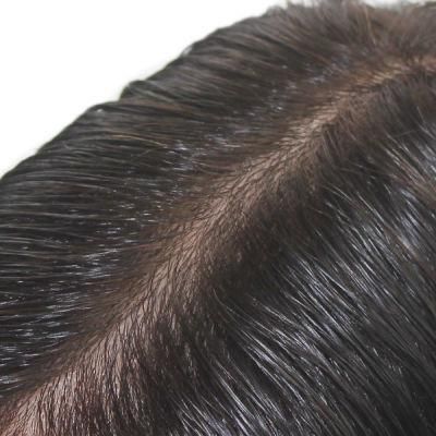 Normal Injected Skin High Quality Toupee Hairpiece