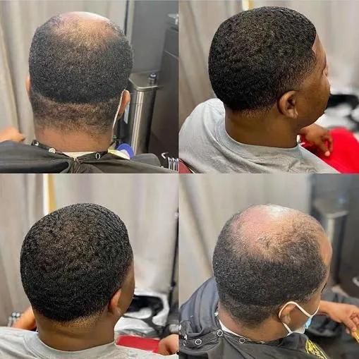 Kbeth Short Afro Men′s Toupees Customized Fashion Good Quality Lace Mens Human Hair Replacement Toupee China Factory Ready to Ship
