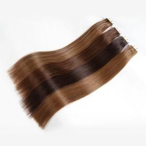 Top Quality Tape in Hair Extensions Real Straight Human Hair