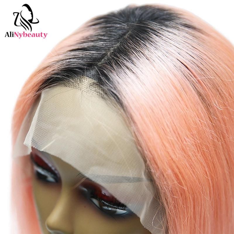 Wholesale 100% Brazilian Human Hair Front Lace Wig Bob Wig
