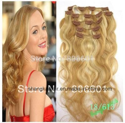 Clips Hair Extension Remy Brazilian Hair Extension