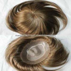 10&quot; European Remy Hair Accessories Mens Toupee #4