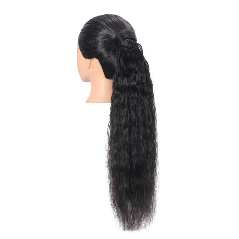 Straight Wrap Around Ponytail Human Hair Brazilian Pony Tail Remy Hair Clip in Ponytail Extensions for Women