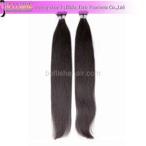 Hot Sale 5A Grade Straight #1b Virgin I Tip Hair