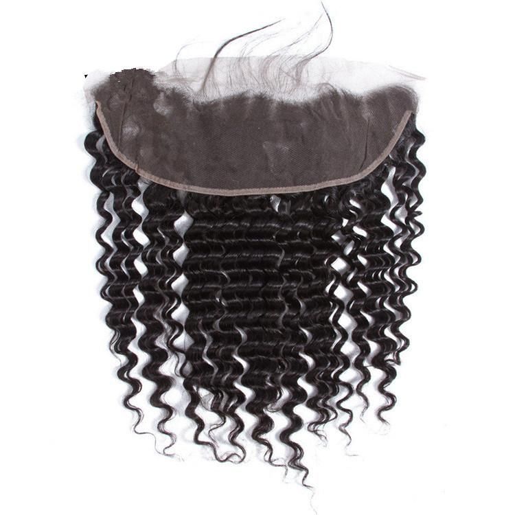 Kbeth Jerry Curly 13*4 Transparent HD Lace 16 Inch Closure Cheap Price Toupees From China Xuchang Factory in Stock