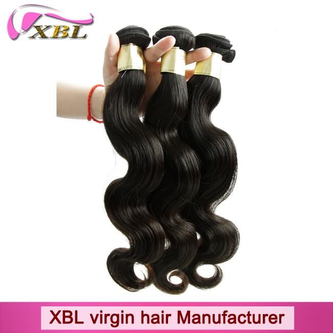 Natural Black Virgin Human Brazilian Hair Weave