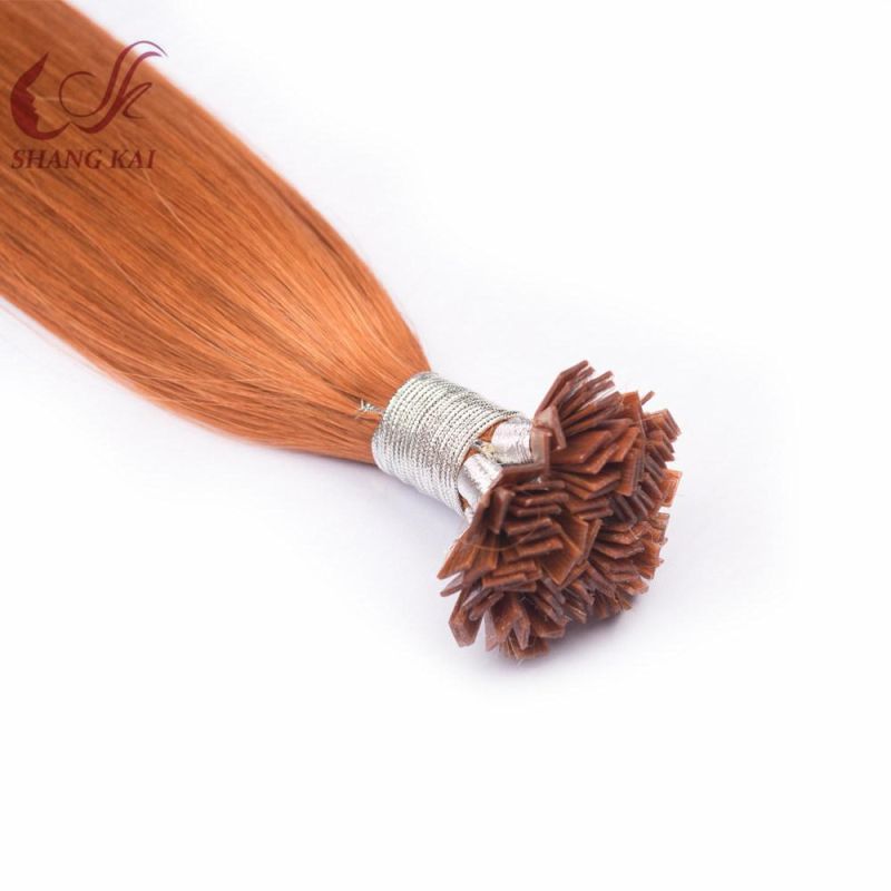 Best Quality Double Drawn Human Flat Tip Keratin Hair Extensions Malaysian Hair