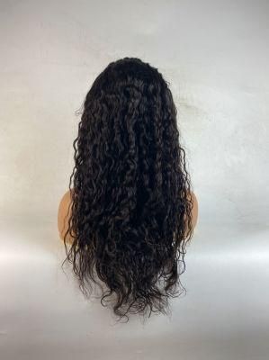 Mongolian Curly Human Remy Hair Wig 360 Lace Front Pre-Plucked 13X4/13X6