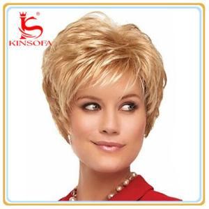 Human Hair Short Hair Wig Full Lace Wig for Women