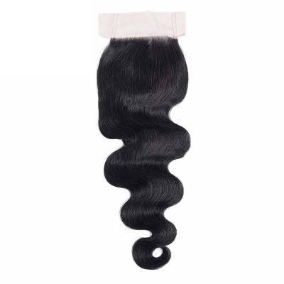 Luxury Hair Body Wave Lace Closure Extension Remy Human Hair