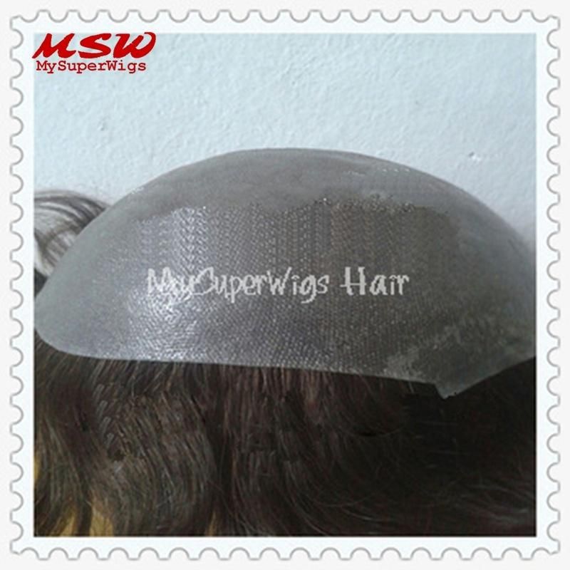 2022 Single Knotting Hair Clear Thin Poly Base Hair System