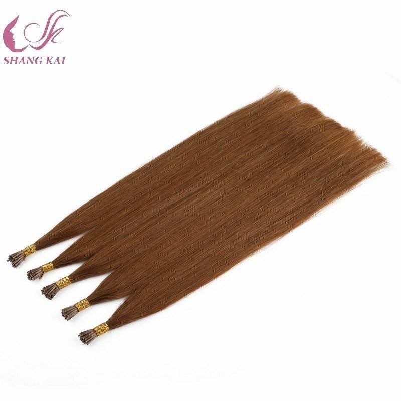 Pre Bonded 100% Remy Human Hair More Than 60 Kinds of Colors Hair Extensions