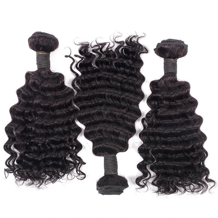 Luxuve Mellow Wave Virgin Hair Mink Raw Virgin Hair Bundles Free Sample Hair Bundles Deep Wave Bundle Natural Color