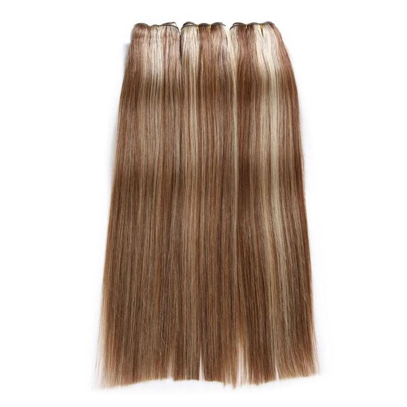Straight Human Hair Weaves Bundle 10"-30" Blond Brazilian Human Hair Bundles Remy Hair Extensions