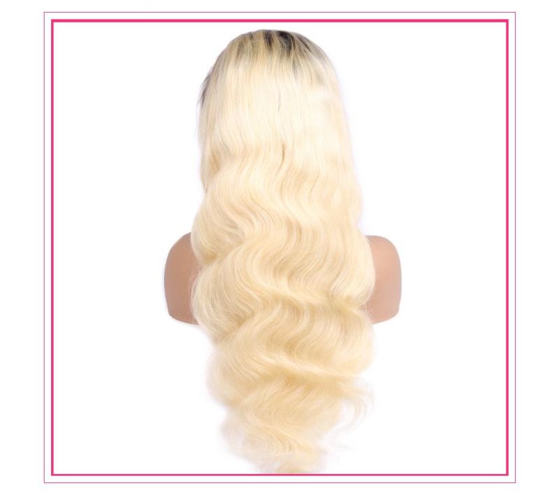 Ombre Pre Plucked Body Wave Lace Front Wig Brazilian Hair Wigs 1b 613 Colored Human Hair Wigs for Women HD Transparent 13X4 13X6 Lace Frontal Wig