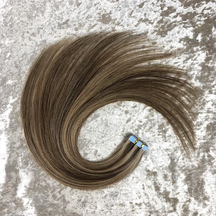 12A Remy Virgin Hair Cuticle Aligned Straight Human Tape Hair Extension