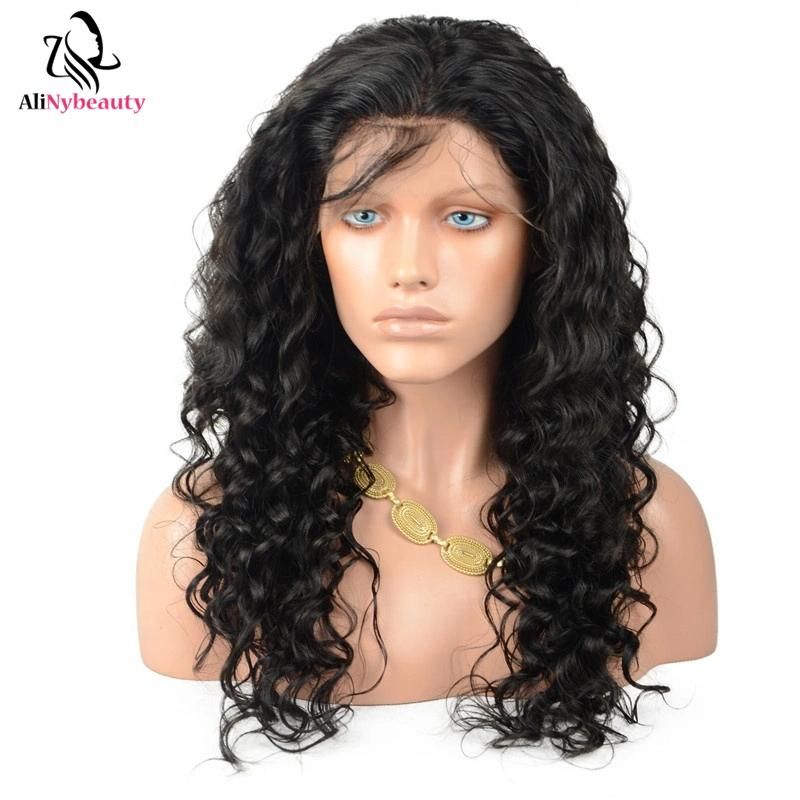 Wholesale Virgin Brazilian Natural Straight Mink Wig Human Hair Front Lace Wigs