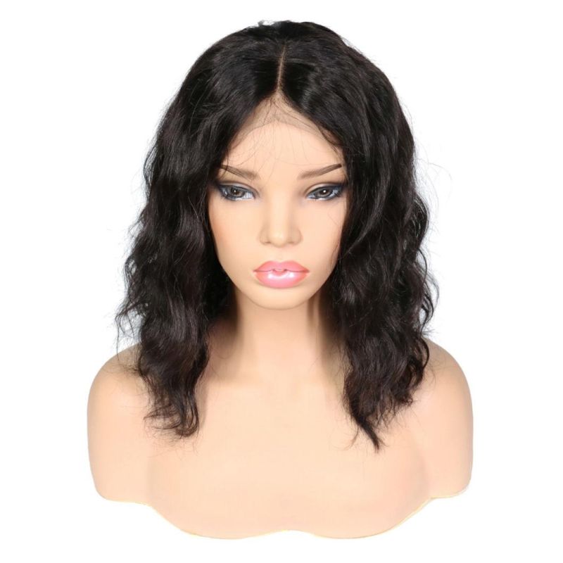 Short Bob Lace Front Wigs Human Hair 150% Density Body Wave Bob Style Wig 8inch