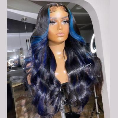 HD Straight Front Lace Human Hair Wigs Side Part Body Wave Lace Wigs Pre Plucked with Baby Hair for Black Woman