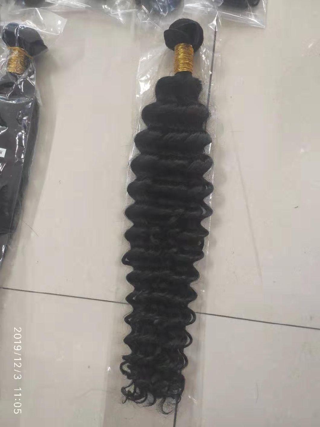 Malaysian Human Hair Weft Deep Wave Hair Bundles