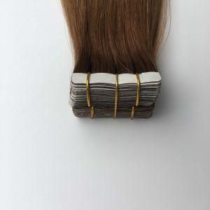 Ombre 1/Grey Straight Us PU Tape Brazilian Virgin Remy Human Hair Extensions