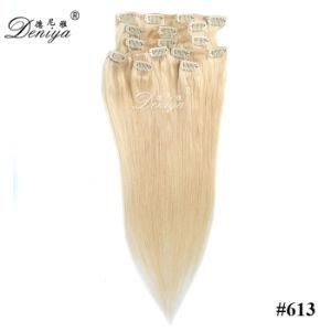 High Quality 20inches-7PCS/Set-70g/Set Silk Straight Remy Human Hair Clip in Extension