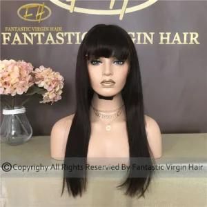 Top Quality Chinese Virgin/Remy Human Hair Full/Frontal Lace Wig with Best Price