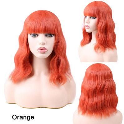 Frontal Color Bob Wig Lace Front Wig Brazilian Blonde Short Human Hair
