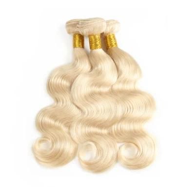 Blonde Brazilian Hair Bundles 100% Human Hair #613 Remy Hair Body Wave Free Shipping