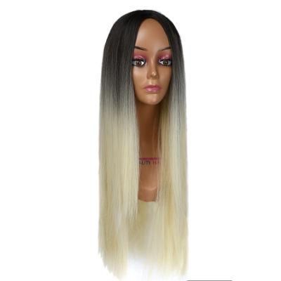 Hot Selling Blonde Color Wholesale Prices Water Wave Synthetic Wig