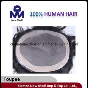 Wholesale 100% Brazilian Human Hair Men&prime;s Toupee