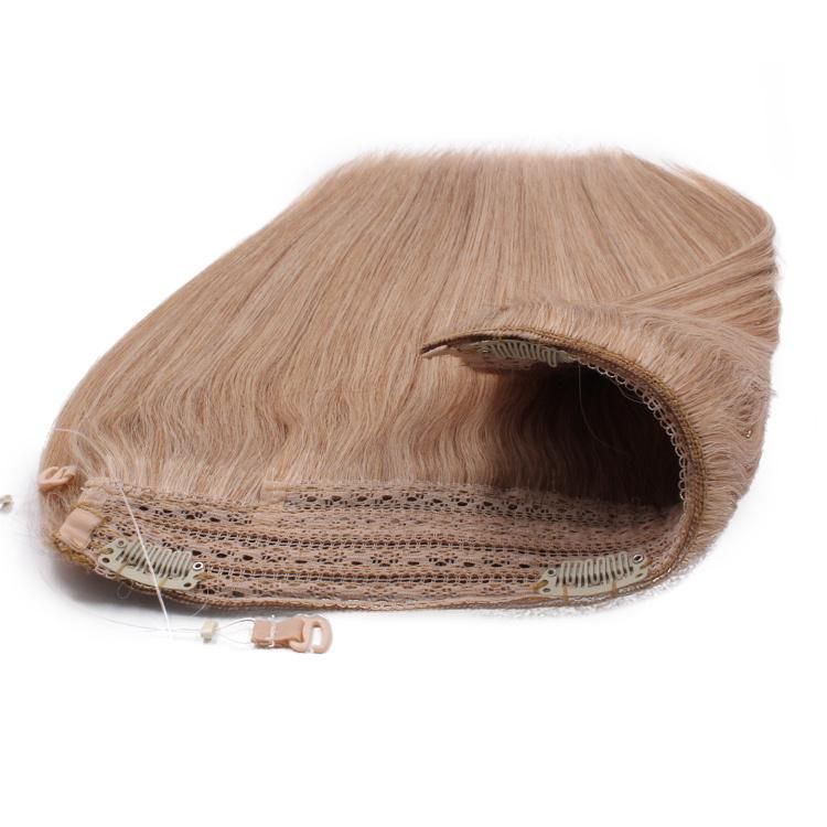 Double Drawn 100% Remy Human Hair Halo Hair Extensions
